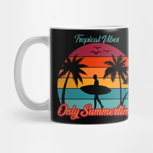 Tropical Vibes Only Summertime Mug